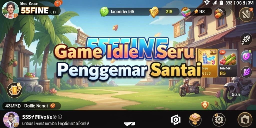 Tangkapan layar utama <strong>55FIVE</strong> menampilkan gameplay santai yang mengasyikkan.