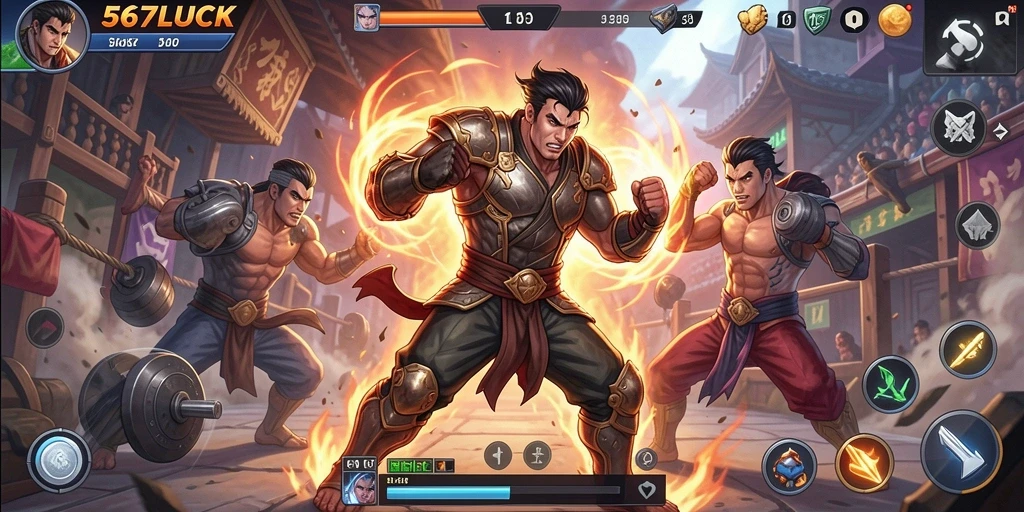 Tampilan menarik dari gameplay 567LUCK yang penuh aksi.