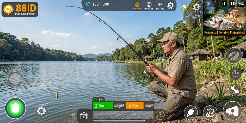 Tangkapan ikan besar dan pengalaman memancing yang mendebarkan.