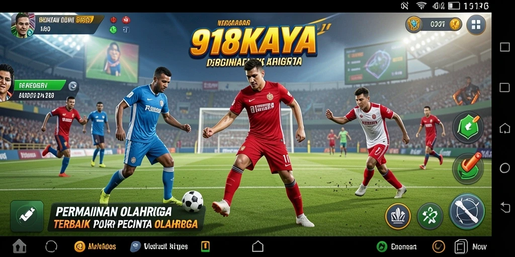 Gameplay seru dari 918KAYA di dunia olahraga.
