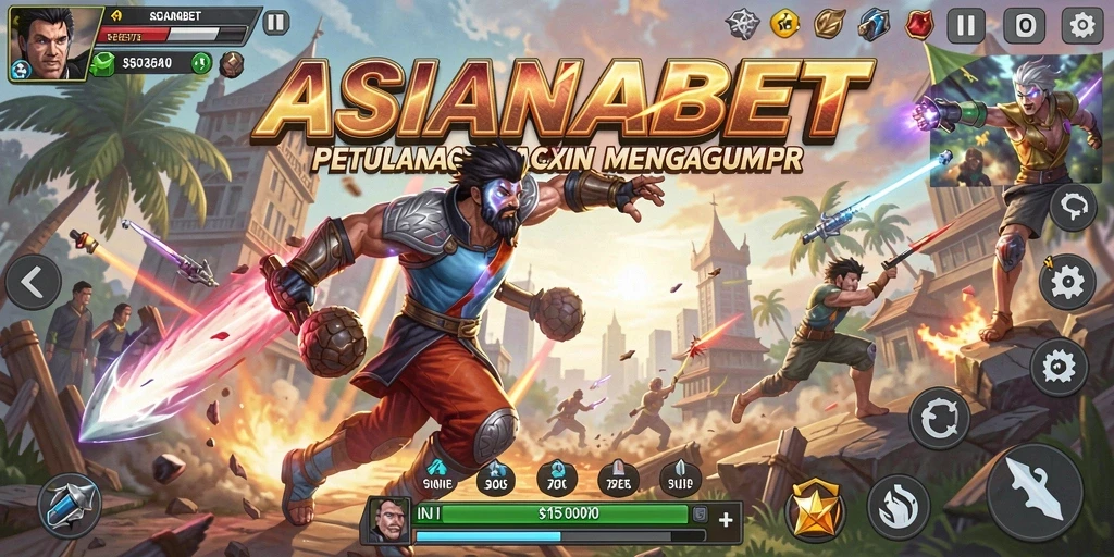 Tampilan menarik dari gameplay seru ASIANABET.