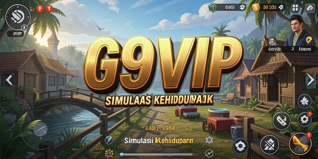 Tangkapan layar menunjukkan gameplay G9VIP yang menarik dan interaktif.