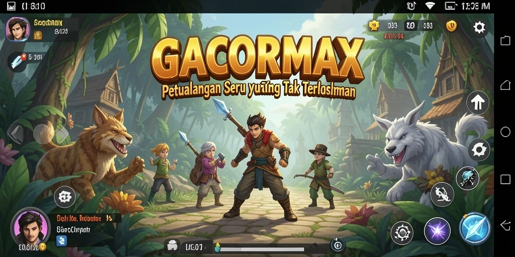 Screenshot GACORMAX menampilkan momen eksplorasi di dunia petualangan.