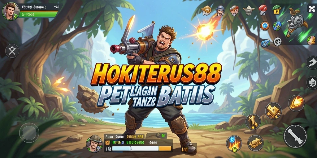 Screenshot menunjukkan aksi seru dalam HOKITERUS88.