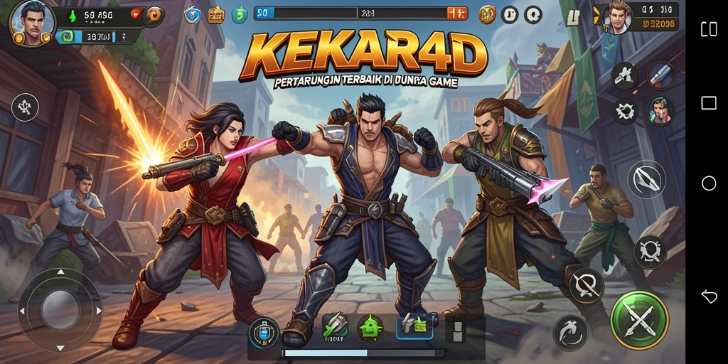 Gameplay pertarungan seru di KEKAR4D dengan grafis berkualitas tinggi.