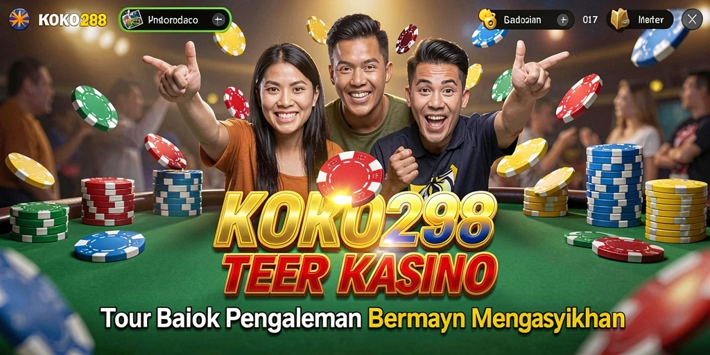 Tangkapan layar KOKO288 menampilkan gameplay kasino yang menarik dan interaktif.