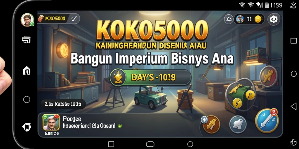 Tampilan gameplay KOKO5000 yang menarik dan interaktif.