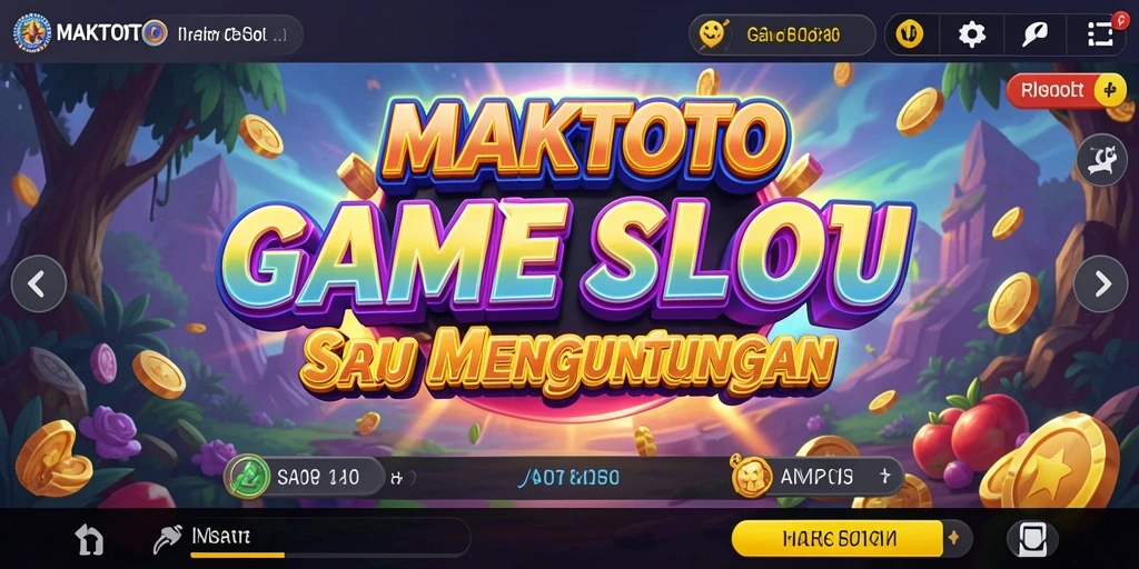 Tampilan menarik dari gameplay slot MAKTOTO yang mengasyikkan.