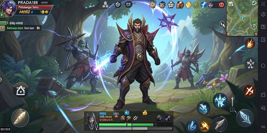 Tampilan gameplay seru dalam PRADA188 yang menggugah semangat bertarung.