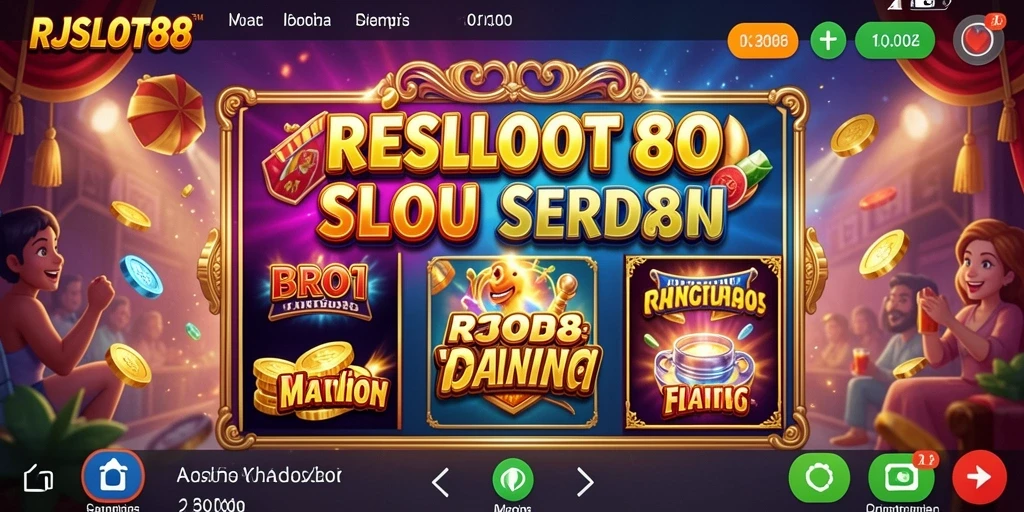 Tampilan gameplay RJSLOT88 yang seru dan menarik.