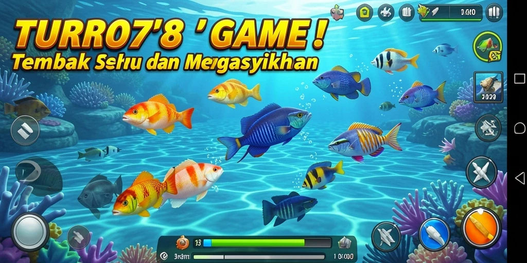 Screenshot gameplay Tembak Ikan TURBO78 yang seru dan menantang.