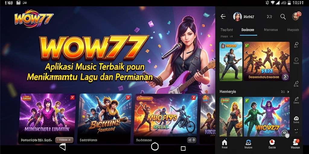 Tampilan gameplay WOW77 yang seru dan interaktif.